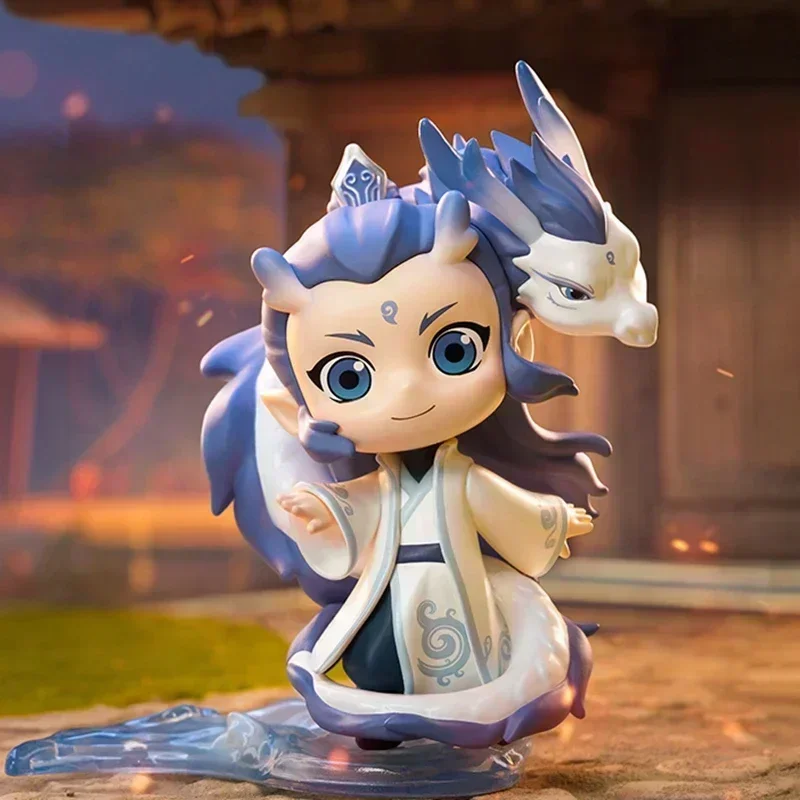 Фото POP MART NeZha 2 Born Bonds Series слепая коробка Mystery Box Guess Bag игрушки кукла милый настольный орнамент коллекция аниме фигурка №5