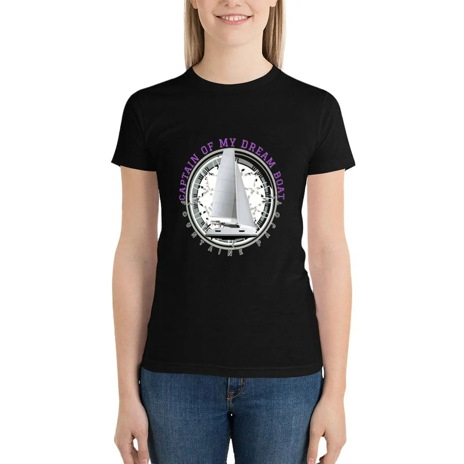 Футболка с изображением капитана моих мечт лодка фундинарского пайота футболки