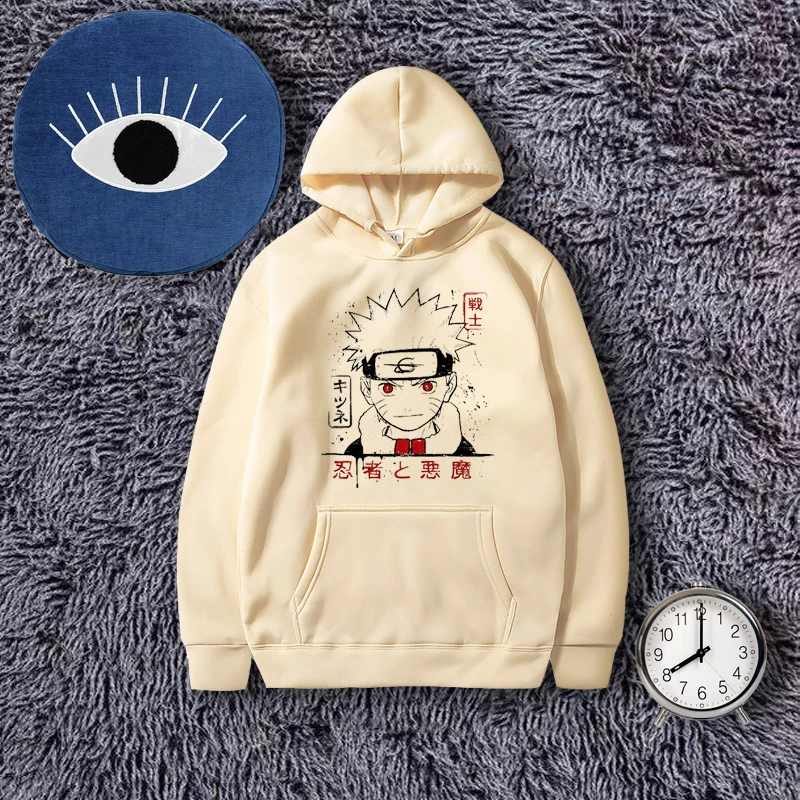 

Лидер продаж, крутые толстовки с японским аниме Наруто, женские толстовки с забавным мультяшным графическим рисунком, Мультяшные толстовки...