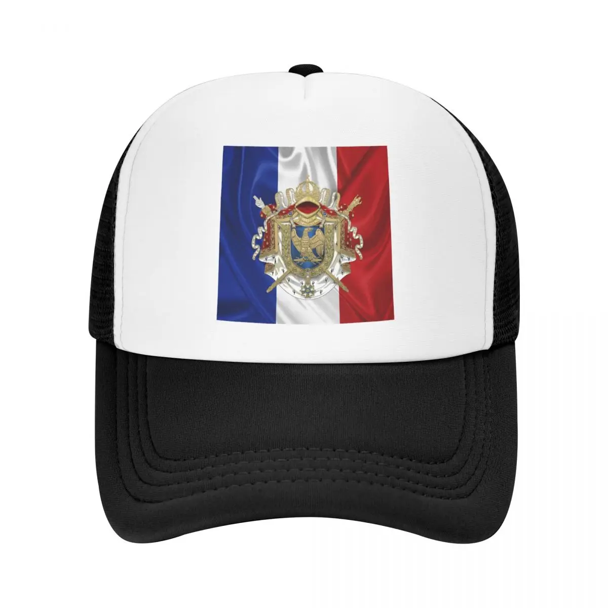 

Бейсболка с флагом Франции для мужчин и женщин, классная Кепка-тракер с надписью «Большой герб» для мужчин и женщин, регулируемая, для взрослого, в стиле хип-хоп