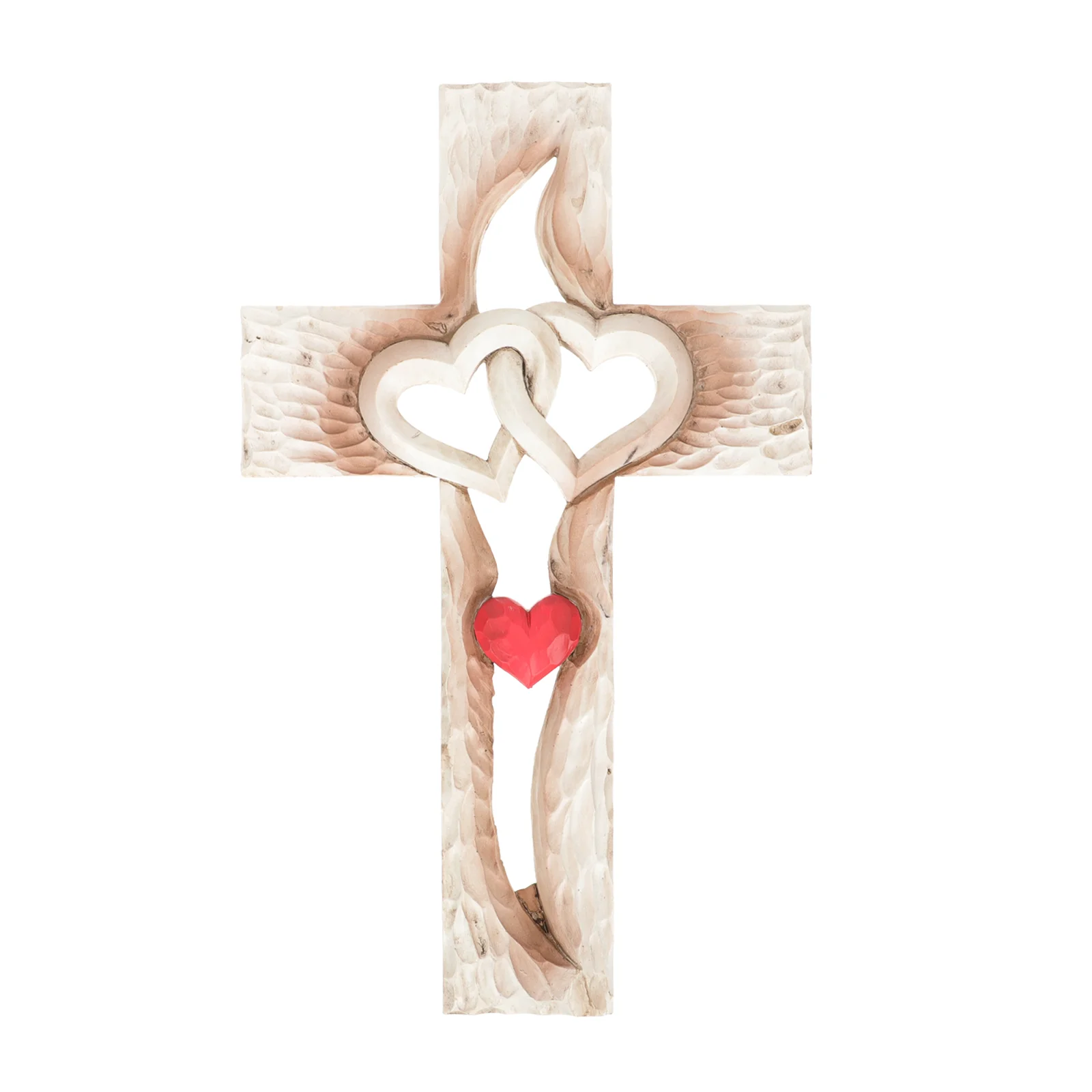 

Cross Wall Crucifix Resin Figurine Statue Wood Crosses Christ Decor Hanging Ornament Decorative Jesus Model Bless Pendant