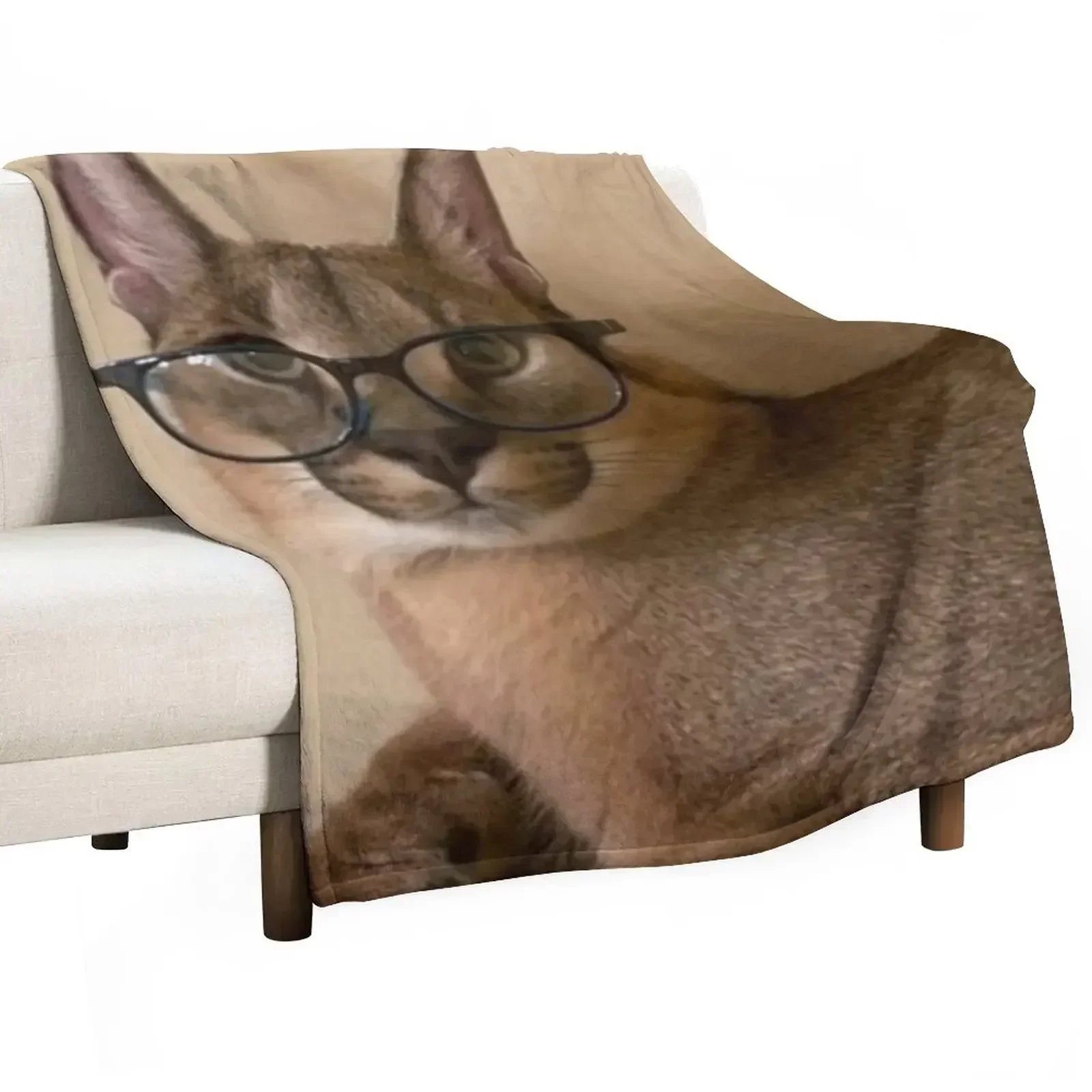 Новое одеяло Studious Floppa роскошные дизайнерские забавные подарочные одеяла