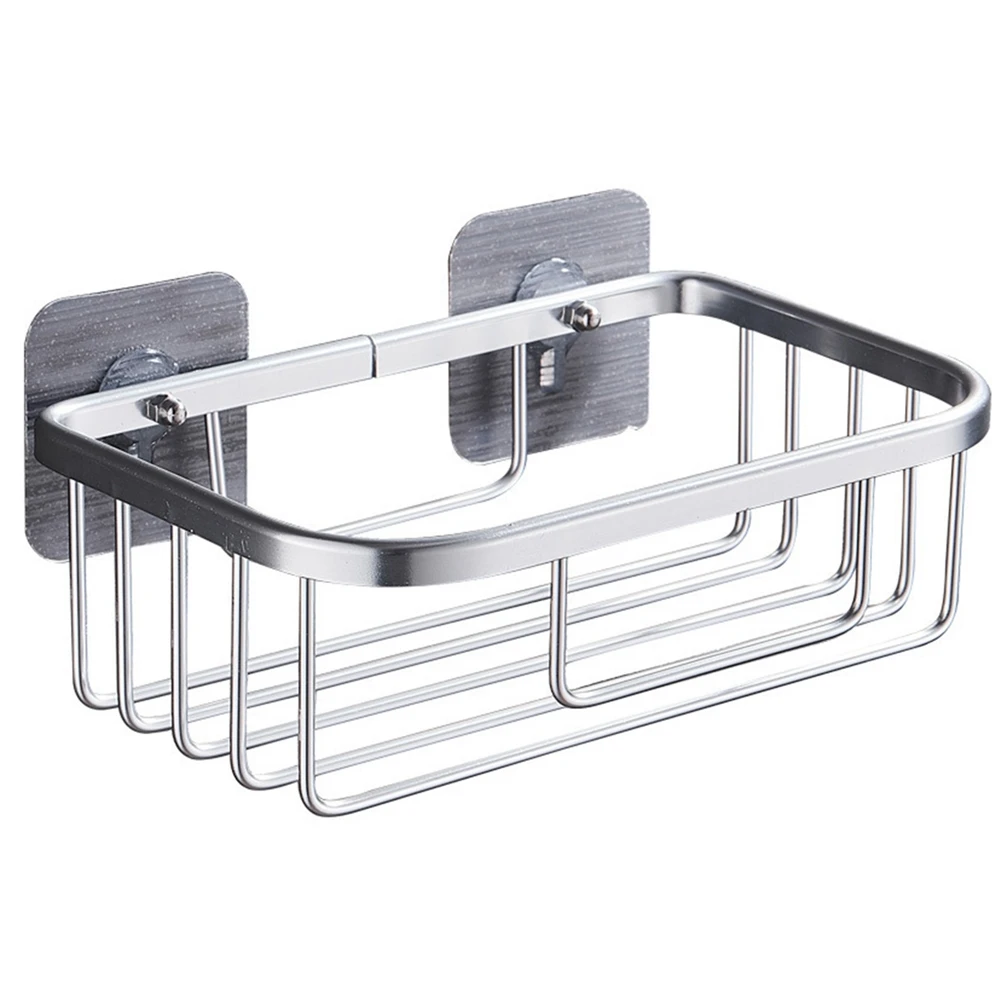 

Bathroom Shower Shelf Holder Stainless Steel Corner Storage Rack Shampoo Soap Cosmetic Shelves Wall Mounted