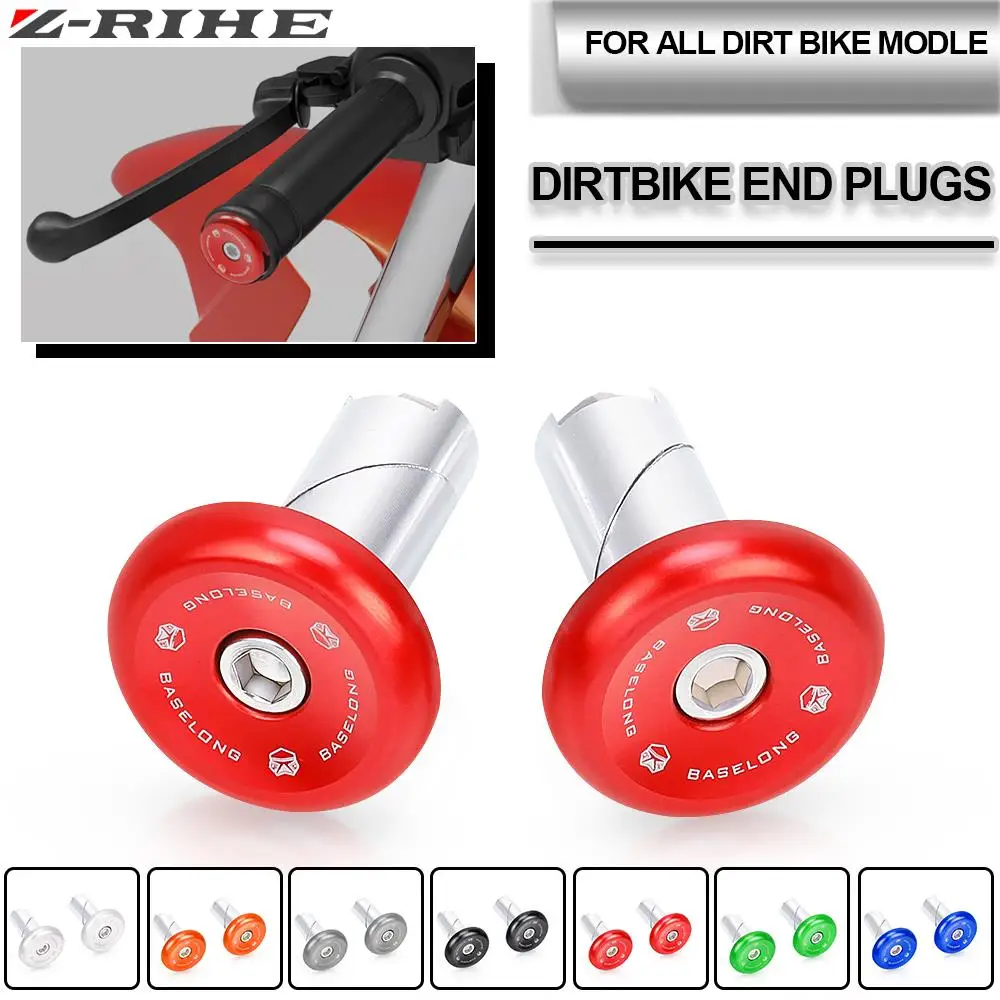 

Универсальные Заглушки для Руля Мотоцикла, наконечники, заглушки, противовес, заглушки для HONDA CR80R, CR85R, CR125R, CR250R, CR450R, XR400, XR250, BAJA