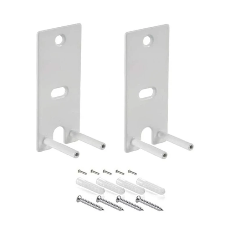 1 Pair Of Wall Mount Bracket For Omnijewel Lifestyle 650 Home System,Speakers Wall Mount Brackets Replacement,White images - 6