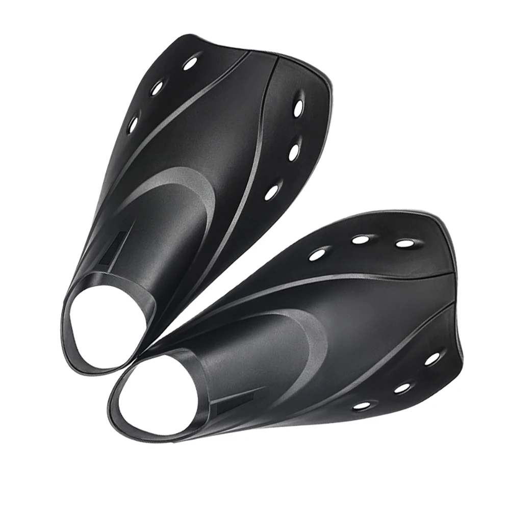 

1 Pair Swim Fins Adults Travel Size Short Snorkeling Fins Swimming Training Flipper