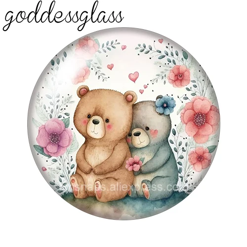 10 шт. круглые пуговицы для ожерелья 12/18 мм