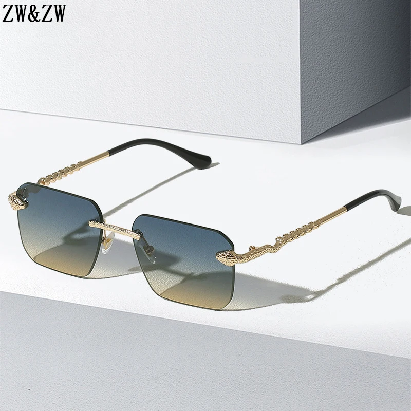 

Rimless Sunglasses Women 2023 Fashion Glasses Vintage Sunglasses For Men Oculos Okulary Przeciwsloneczne Damskie Gafas De Sol