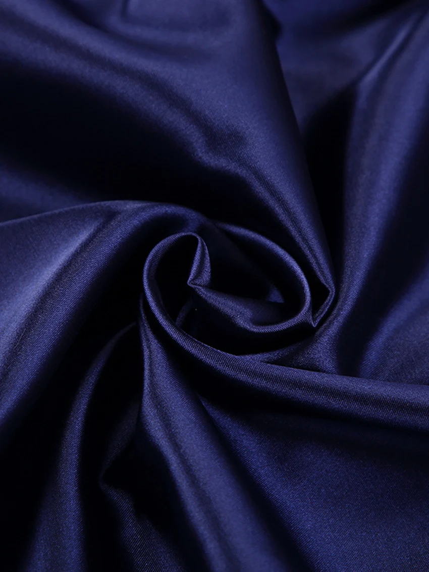 Marthaqiqi Loose Long Sleeve Women'S Pajamas Sets Satin Lace Up Robe Sleepwear Sexy V-Neck Nightwear Wide Leg Pants Women Pajama