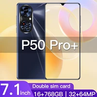 new arrival p50pro16gb ram 768gb rom android 10 0 smartphone 6 7 inch waterdrop screen mobile phone celulares cellphone