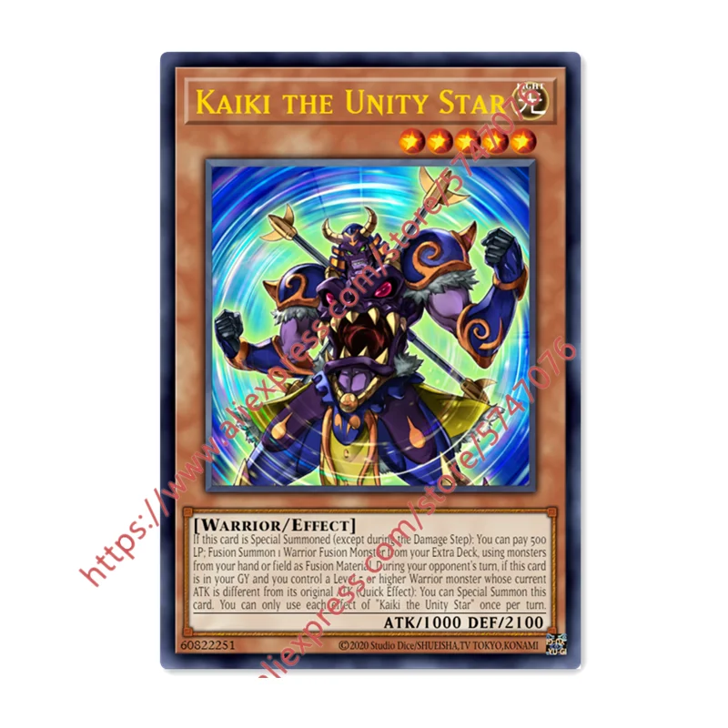 

Yu Gi Oh Kaiki the Unity Star SR Japanese English DIY Toys Hobbies Hobby Collectibles Game Collection Anime Cards