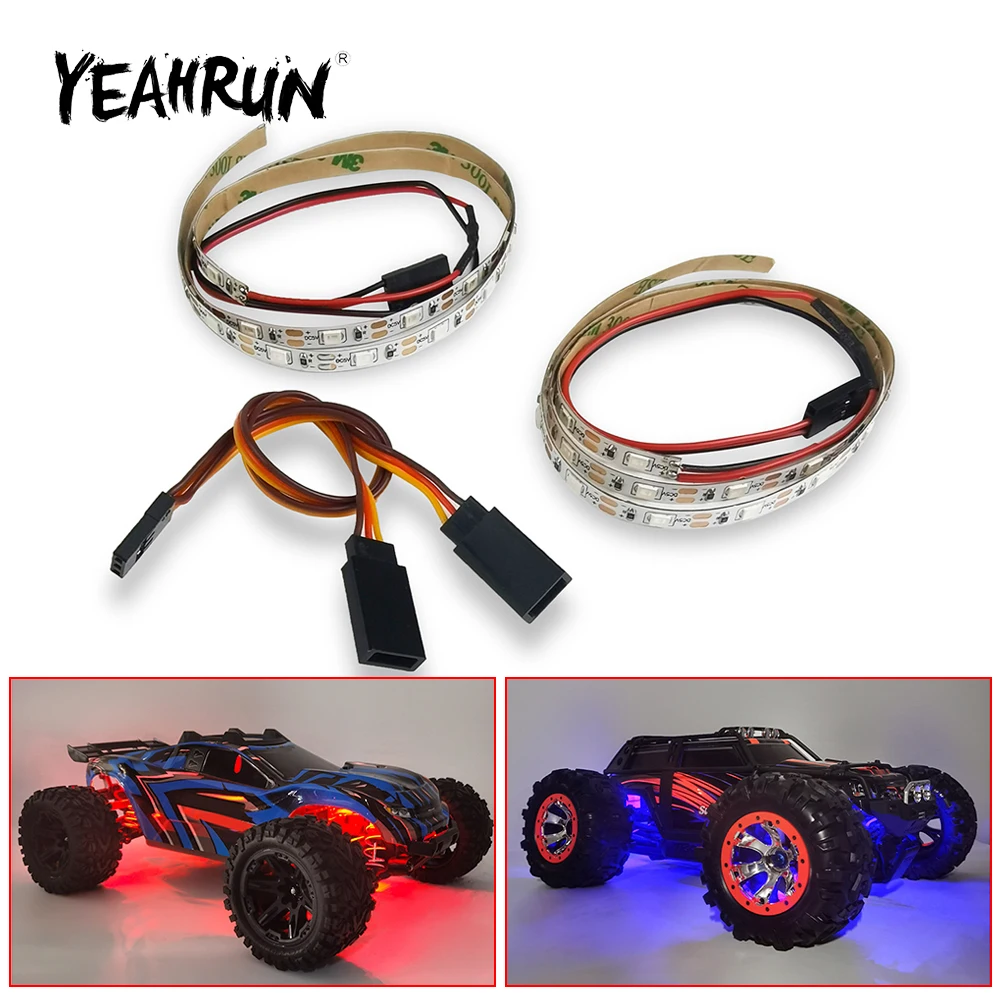 

Шасси YEAHRUN, светодиодная осветительная панель для Axial SCX10 II 90046 90047 Traxxas TRX4 нержавеющий 4X4 VXL XL-5 1/10, радиоуправляемая модель автомобиля, запчаст...