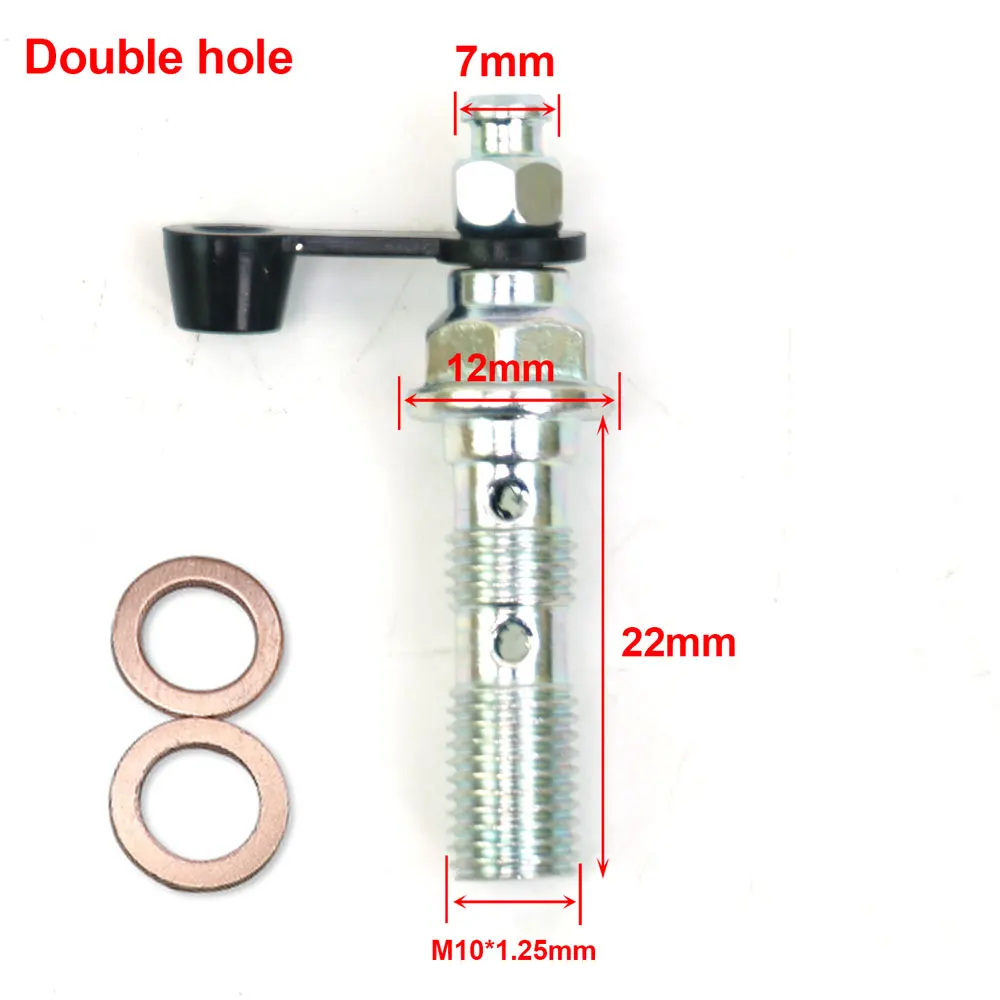 

Универсальный мотоциклетный тормоз M10, болт для прокачки банджо, соска из нержавеющей стали 304, для Honda Yamaha Kawasaki Suzuki, мотокросс