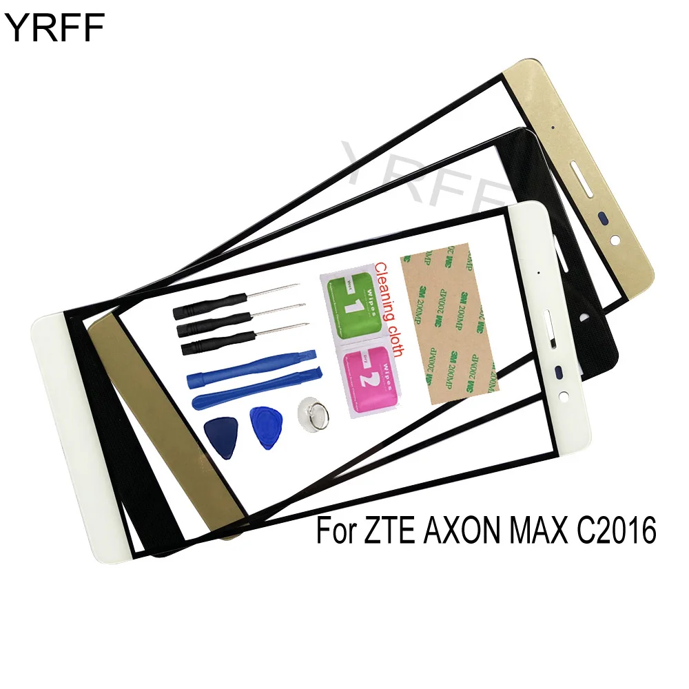 

Передняя панель для ZTE C2016 6,0 '', стекло для ZTE AXON MAX C2016 запасная Передняя стеклянная панель, замена стеклянной панели (без сенсорного экрана, ди...