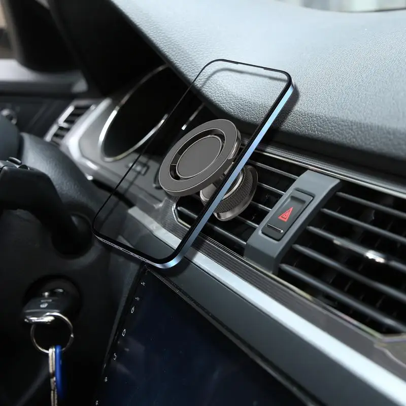 Автомобильная магнитная подставка для сотового телефона вращающаяся сильная