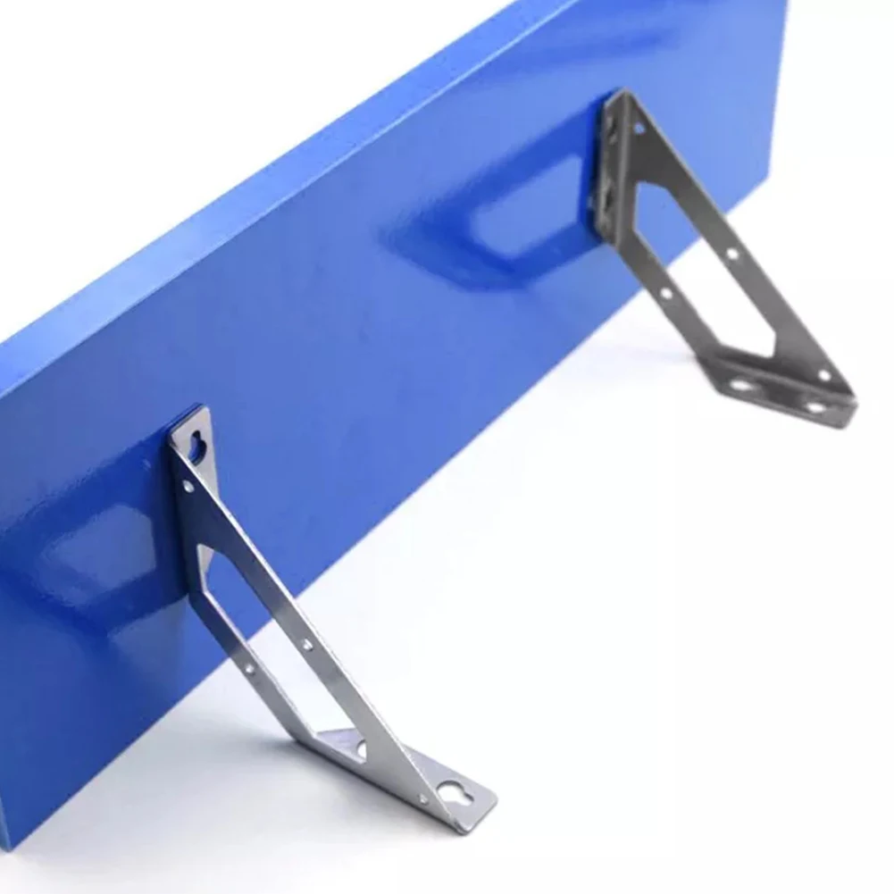 

4PCS Set Stainless Steel Angle Corner Brackets Support Right Angle Corner Stand For Furniture Hardware Accessorie