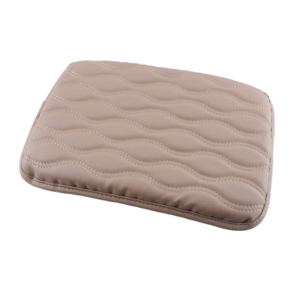 

Универсальная накладка на подлокотник автомобиля, центральная консоль из искусственной кожи бежевого цвета, для автомобилей, внедорожнико...