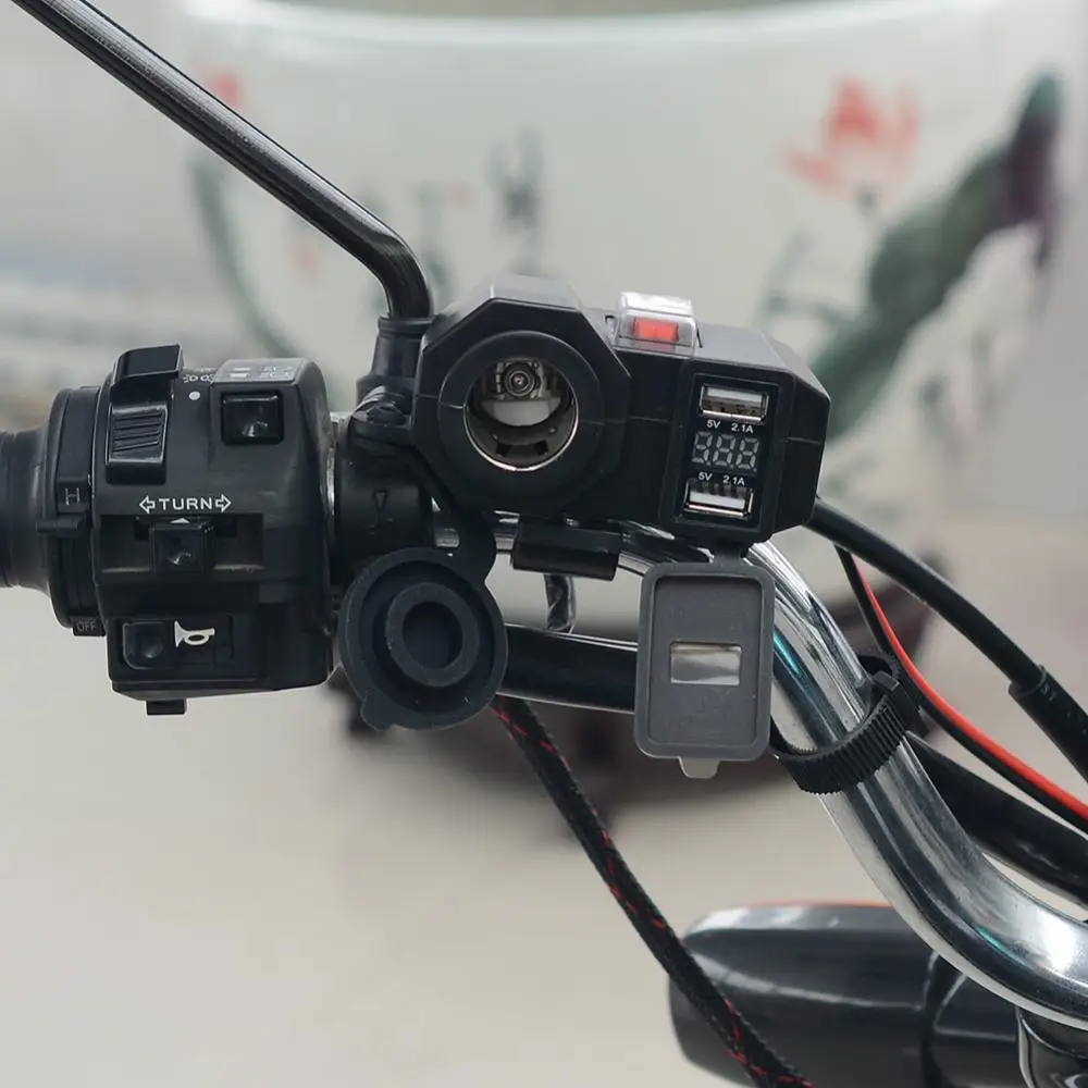 

Зарядное устройство для телефона с адаптером USB Can светильник установки на руль зеркала заднего вида мотоцикла четвёртого поколения светильник свет для мотоцикла