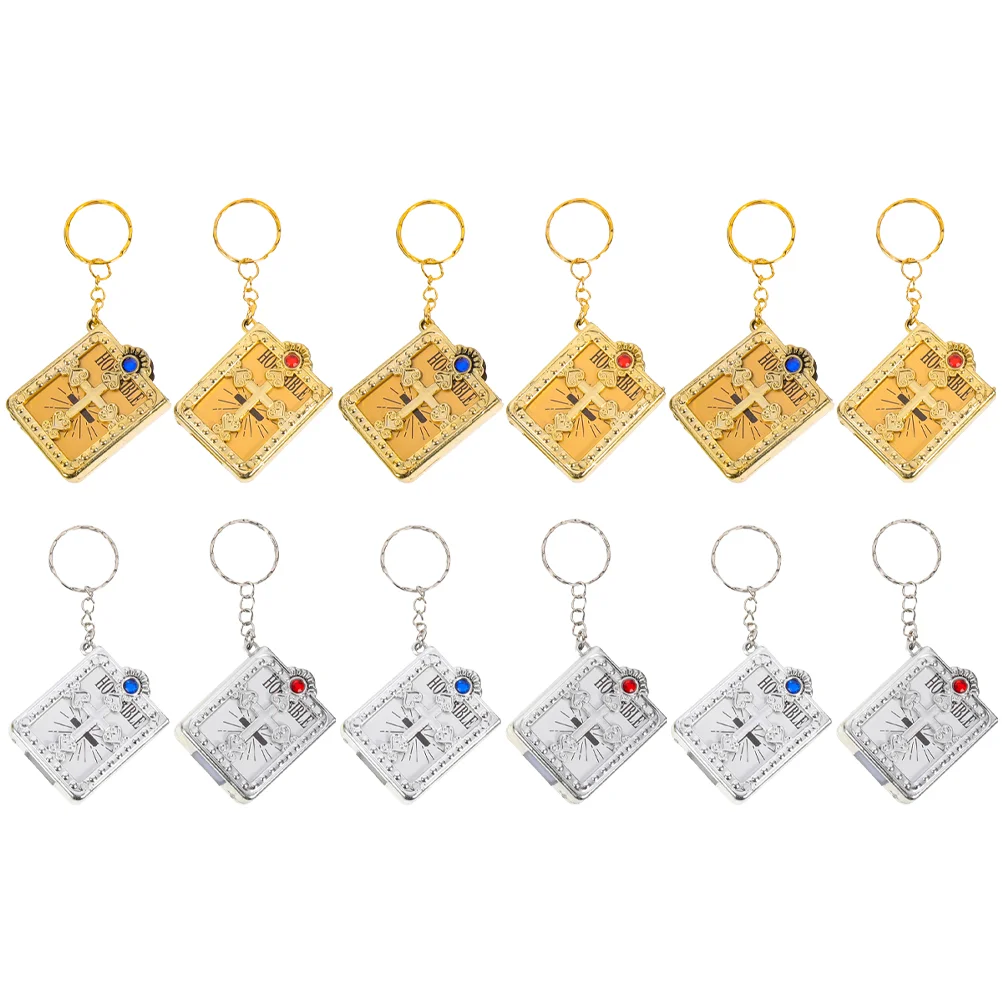 

12 шт., декоративные металлические кольца для ключей