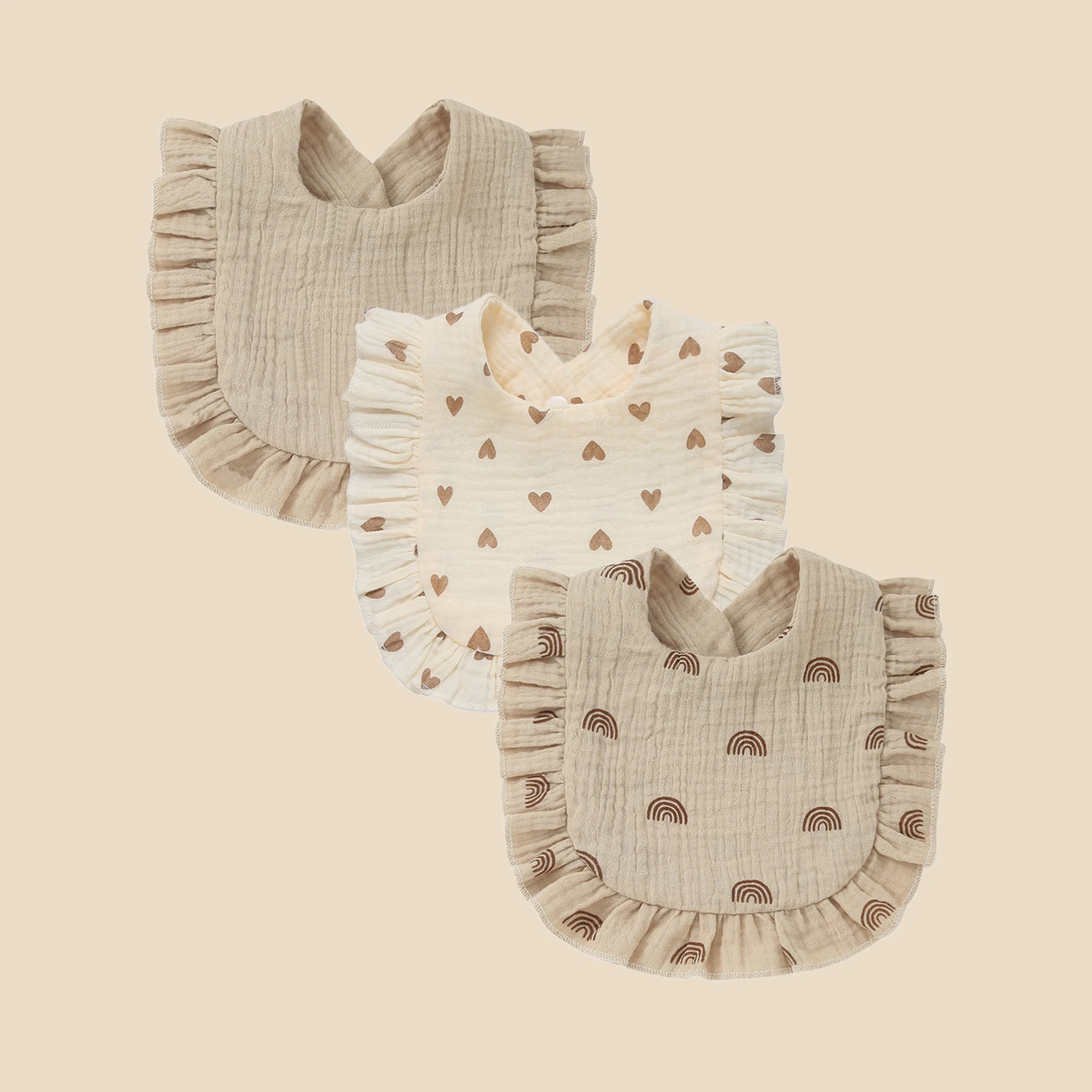 3 шт./набор детские нагрудники из муслина