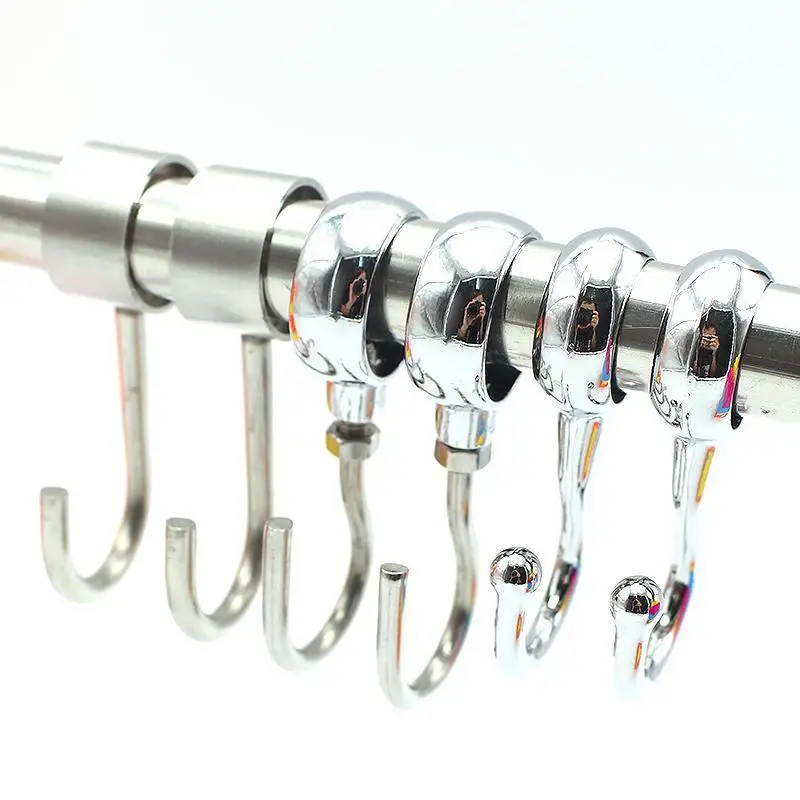 

S-образный крючок из нержавеющей стали 304, ветрозащитный рукав для одежды, подвижный кухонный круглый крючок для труб, производитель S-поколения