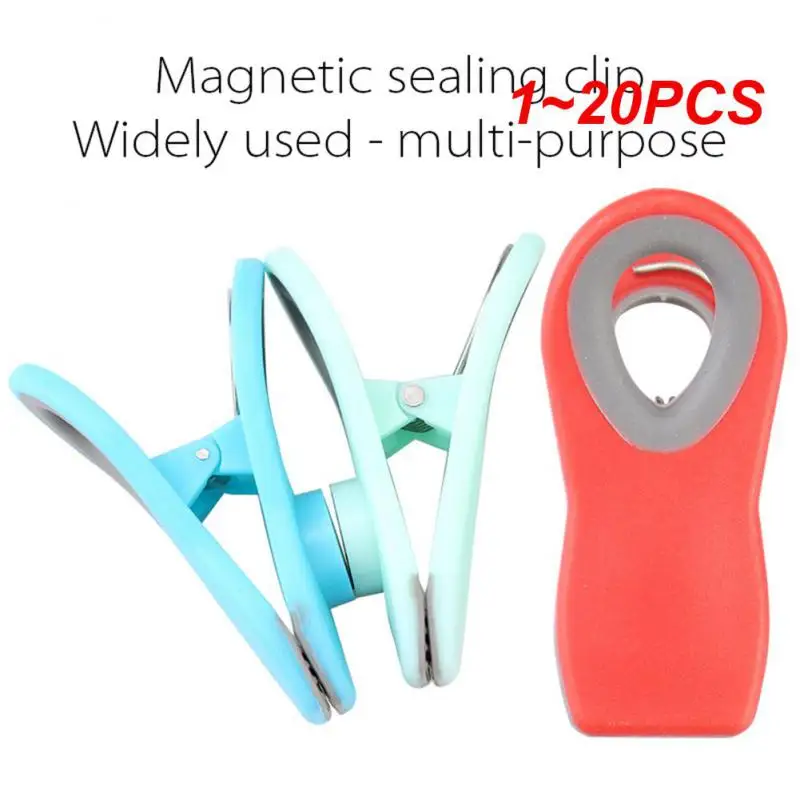 

1~20PCS Food Preservation Moisture-proof Clip Multipurpose Clips Sealing Portable Multipurpose Bag Clips Fresh Keeping Clamp
