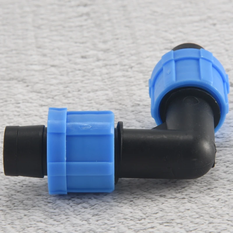 

12 Pcs Drip Irrigation Elbows 1/2 Inch Universal Elbow Fitting Hose Connector, Compatible With 16-17Mm Drip Tape Tubing