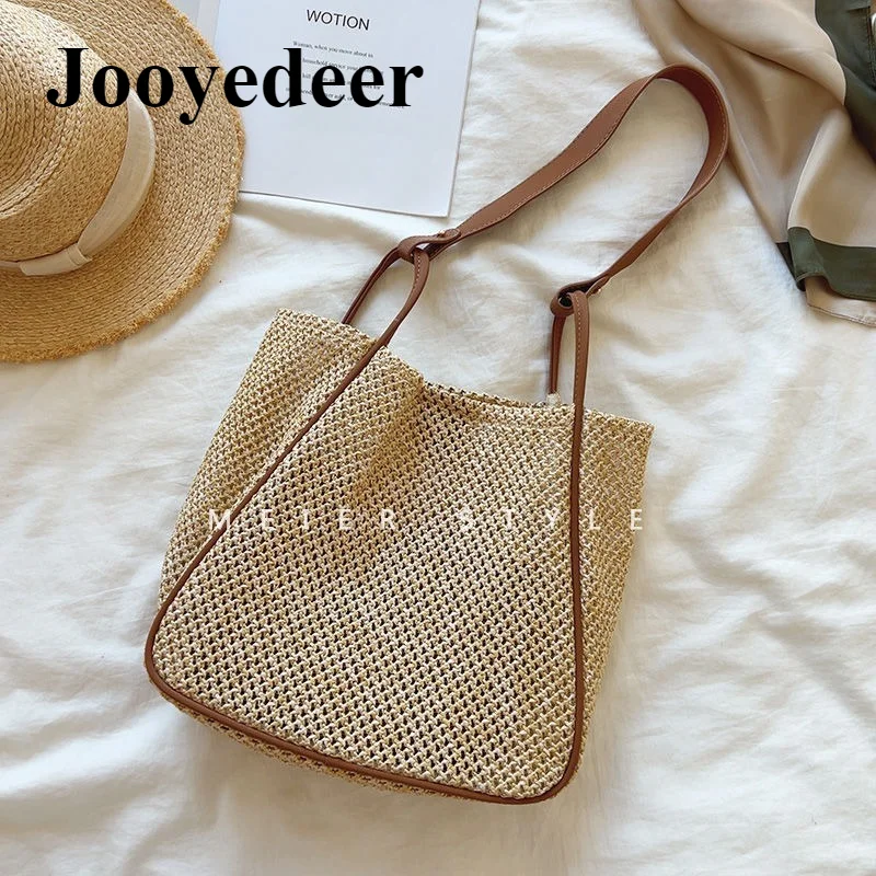 

Jooyedeer Fashion Women Tote Bag New Shoulder Bag for Women 2022 Trend Buckle Braided Pouch Luxury Designer Handbag Ladies Bag