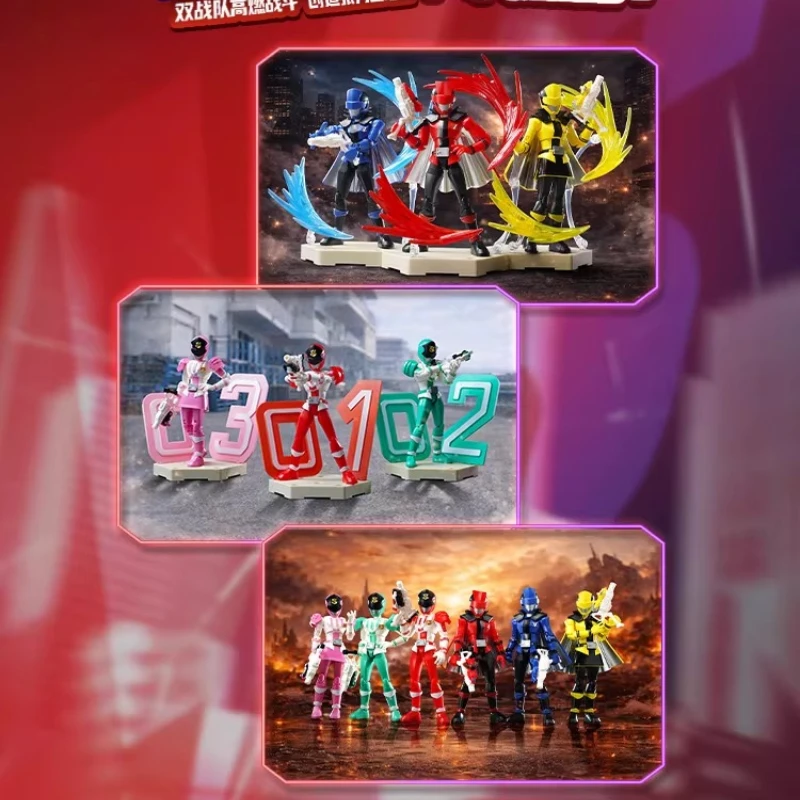 Фото Новая оригинальная аниме-фигурка Keeppley, серия Super Unlimited Edition, выпуск 2, Kaitou Sentai Lupinranger, слепая коробка, игрушка для мальчиков, подарки №4