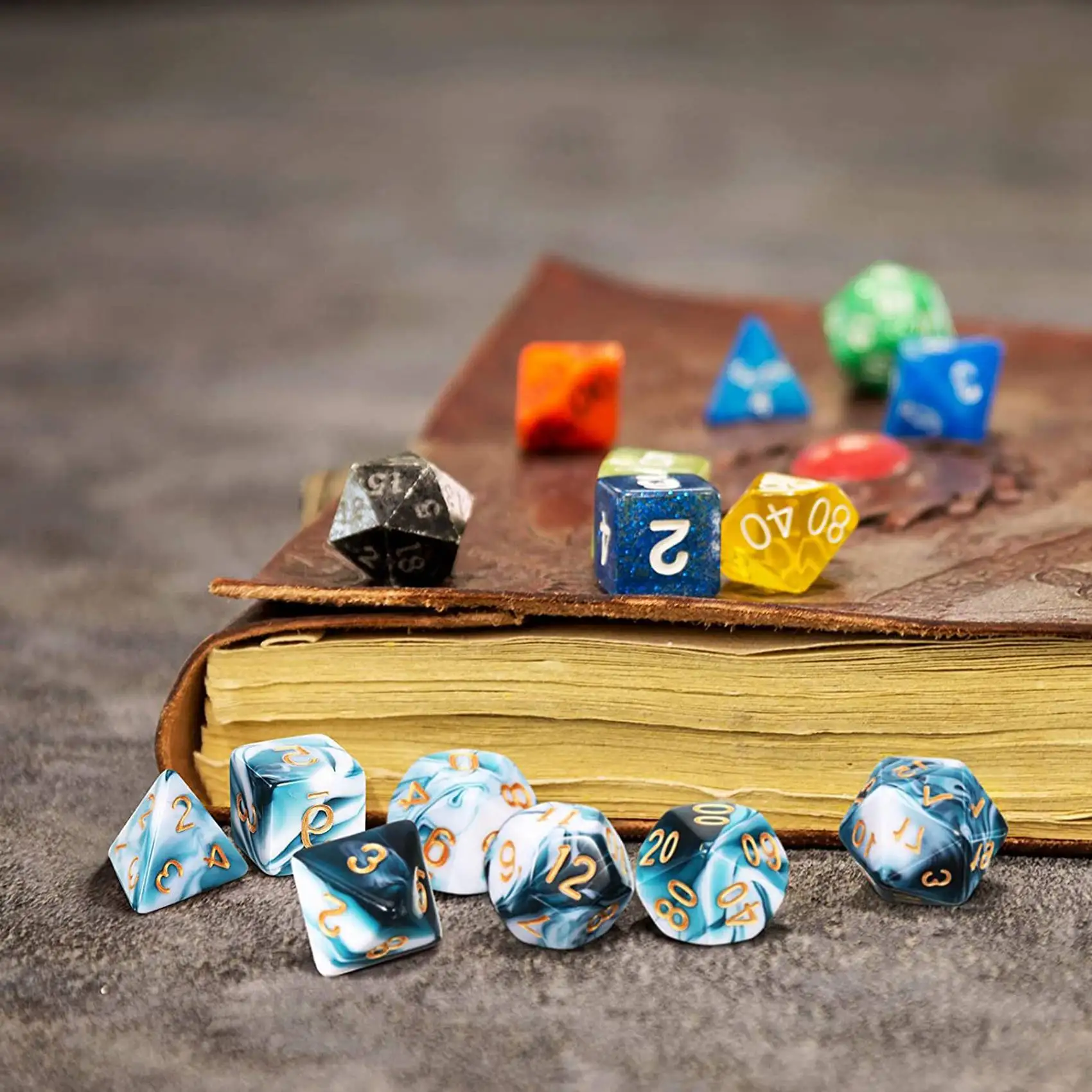 Набор из 7 кубиков набор многогранных ролевых для DND Pathfinder ролевая игра