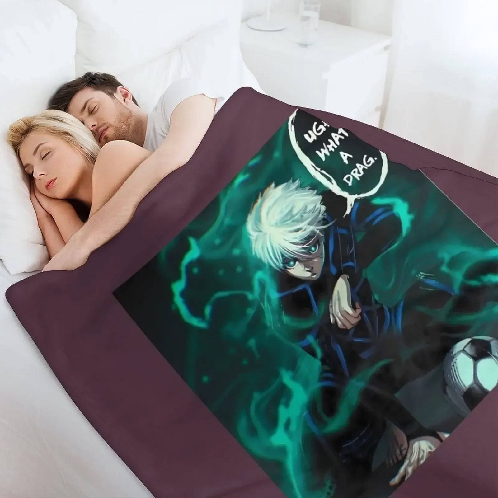 Одеяло с синим замком Nagi Seishiro 1 летнее термобелье для путешествий декоративные