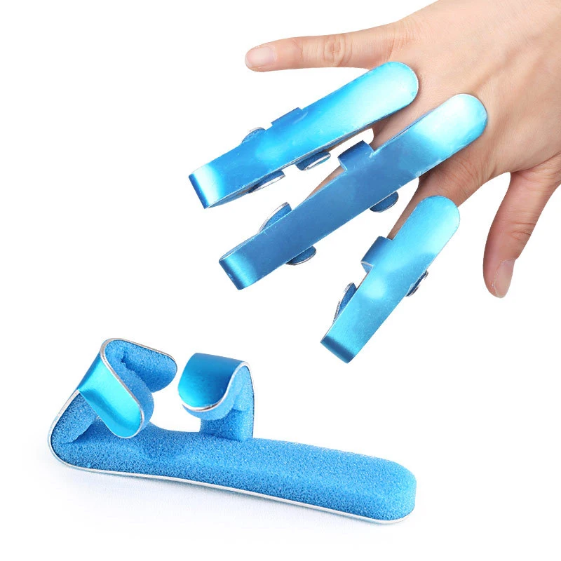 

Aluminum Alloy Sponge Convenient Adjustable Finger Fixing Splint Finger Correction Device Skin Care Tool Dropshipping TSLM1