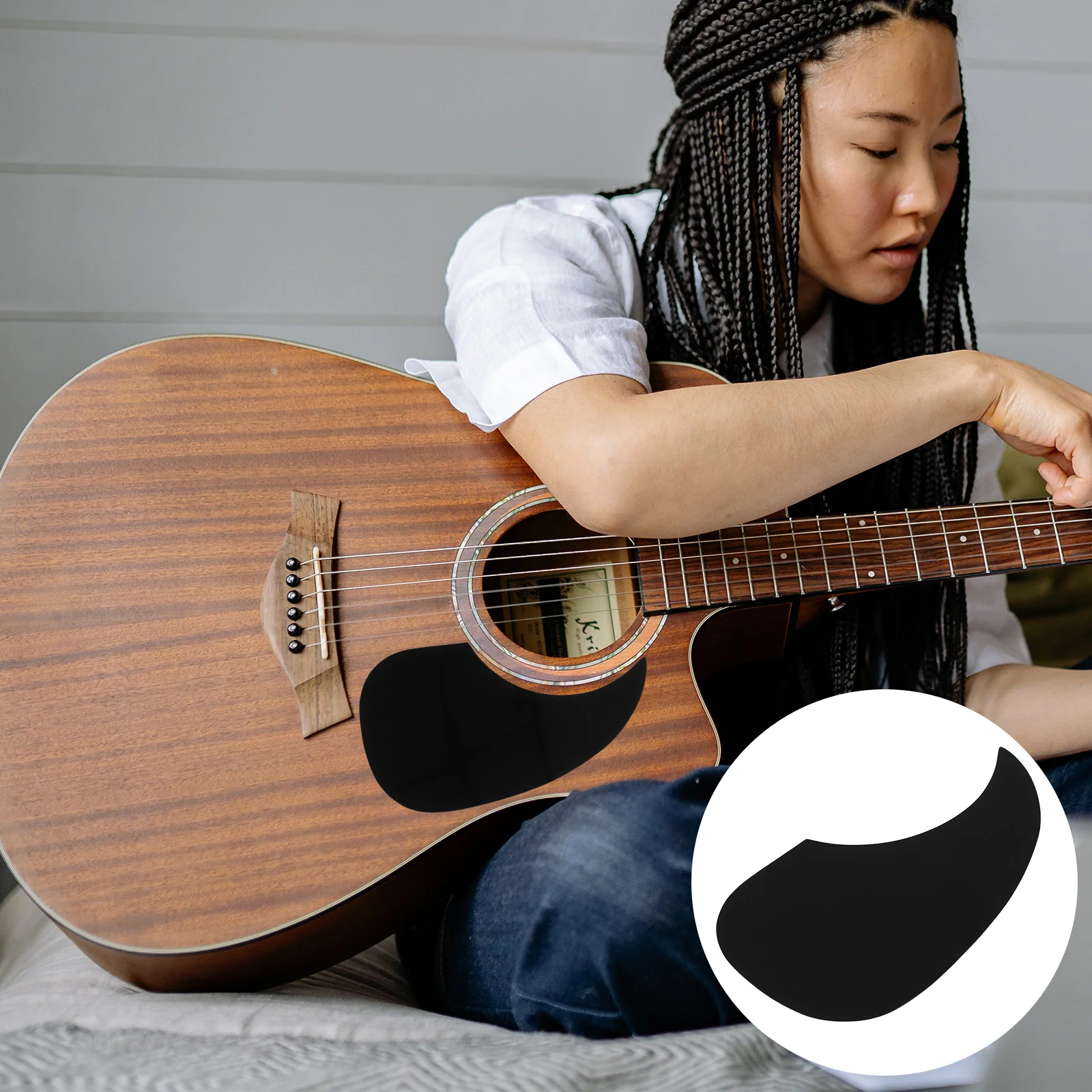 

1Pc Guitar Accessory Practical Pickguard for Musical Instrument Ukulele Guitar