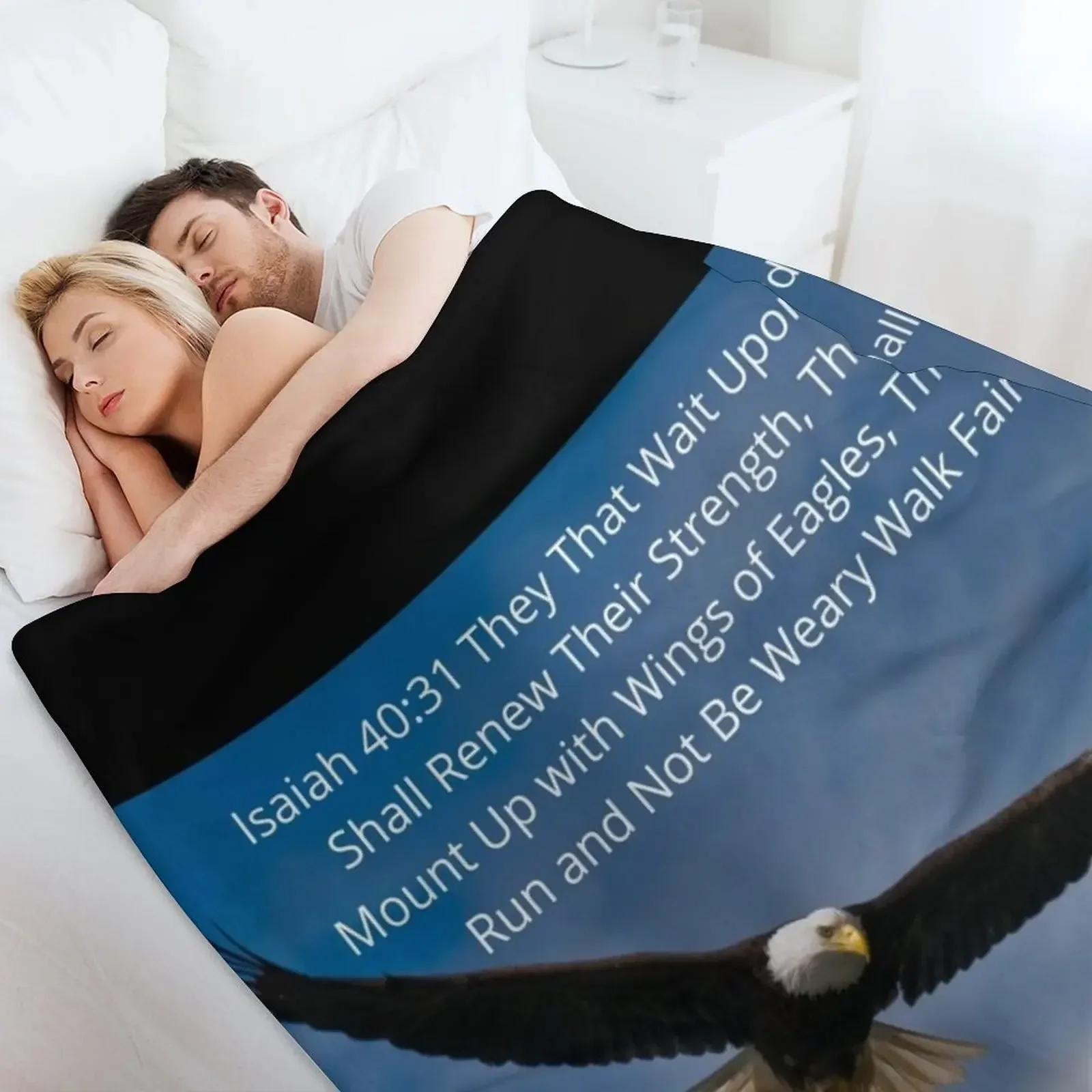 Плюшевое одеяло Isaiah 40 vs 31 On Eagles Wings