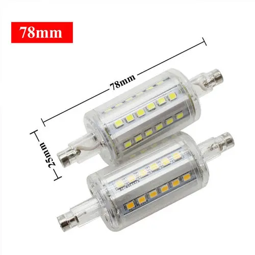 R7S LED Bulb J78 J118 Dimmable Corn Lamp Spot Light 12w 10w 15w 78mm 118mm 189mm Replace Halogen 100W 150W AC220V 110V images - 6