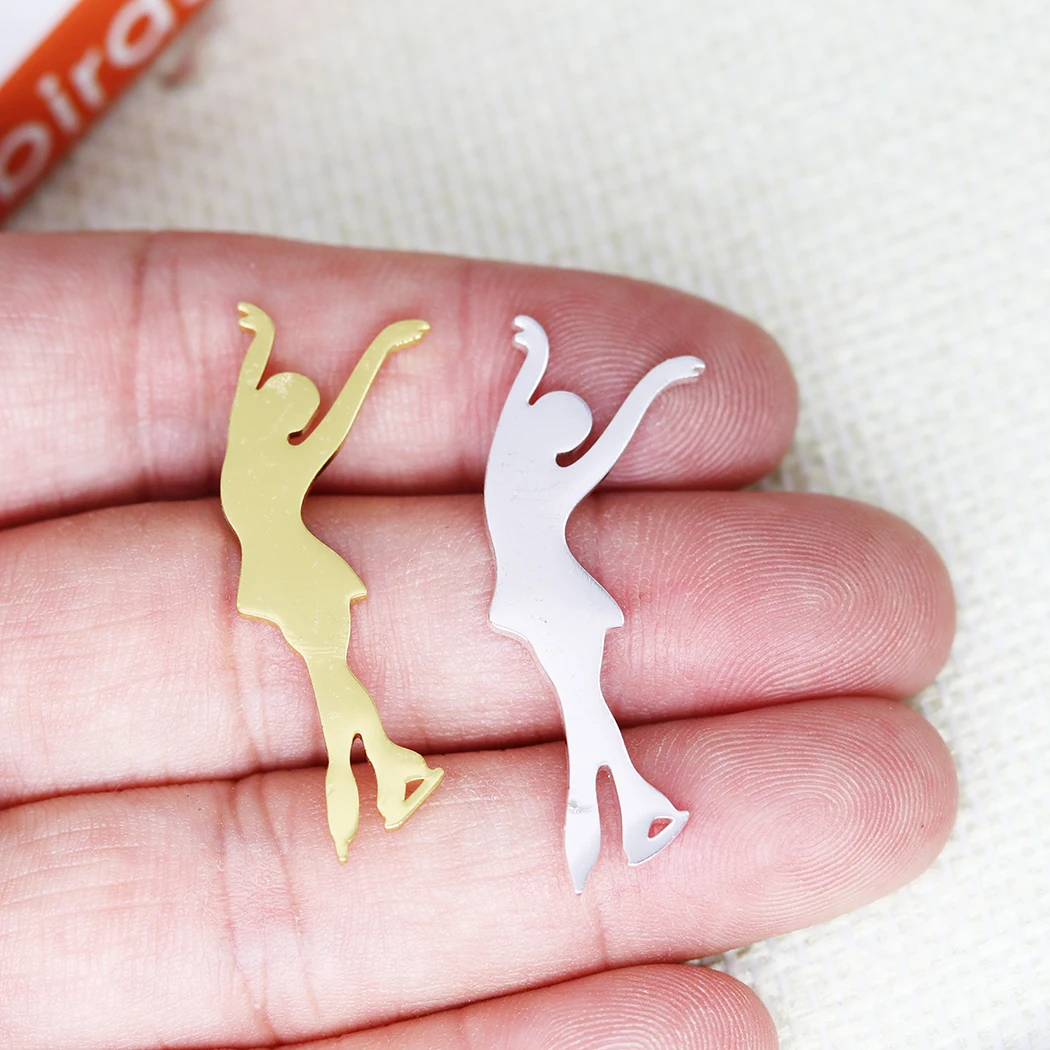 Балетный кулон Танцующие люди из нержавеющей стали 5 шт.