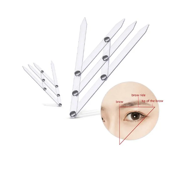 

Tattoo Eyebrow Ruler 3 Point Positioning Ruler Mini Caliper Double Scale Vernier Caliper Eyebrow Golden Ratio Caliper