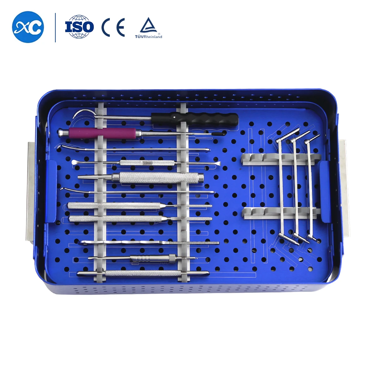 

Logo Customized Veterinary Orthopedic General Instrument Box Vet Bone Fracture Fixation Set