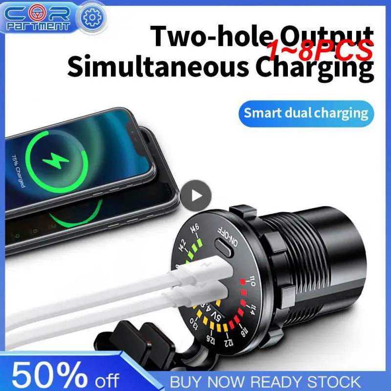 

Розетка зарядная с двумя USB-портами, 36 Вт, 6 А, 1-8 шт.