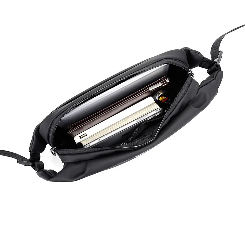 Men Trendy Multifunction Fashion Shoulder Bags Waterproof Crossbody Travel Sling Bag Pack Messenger Pack Chest Bags For Male