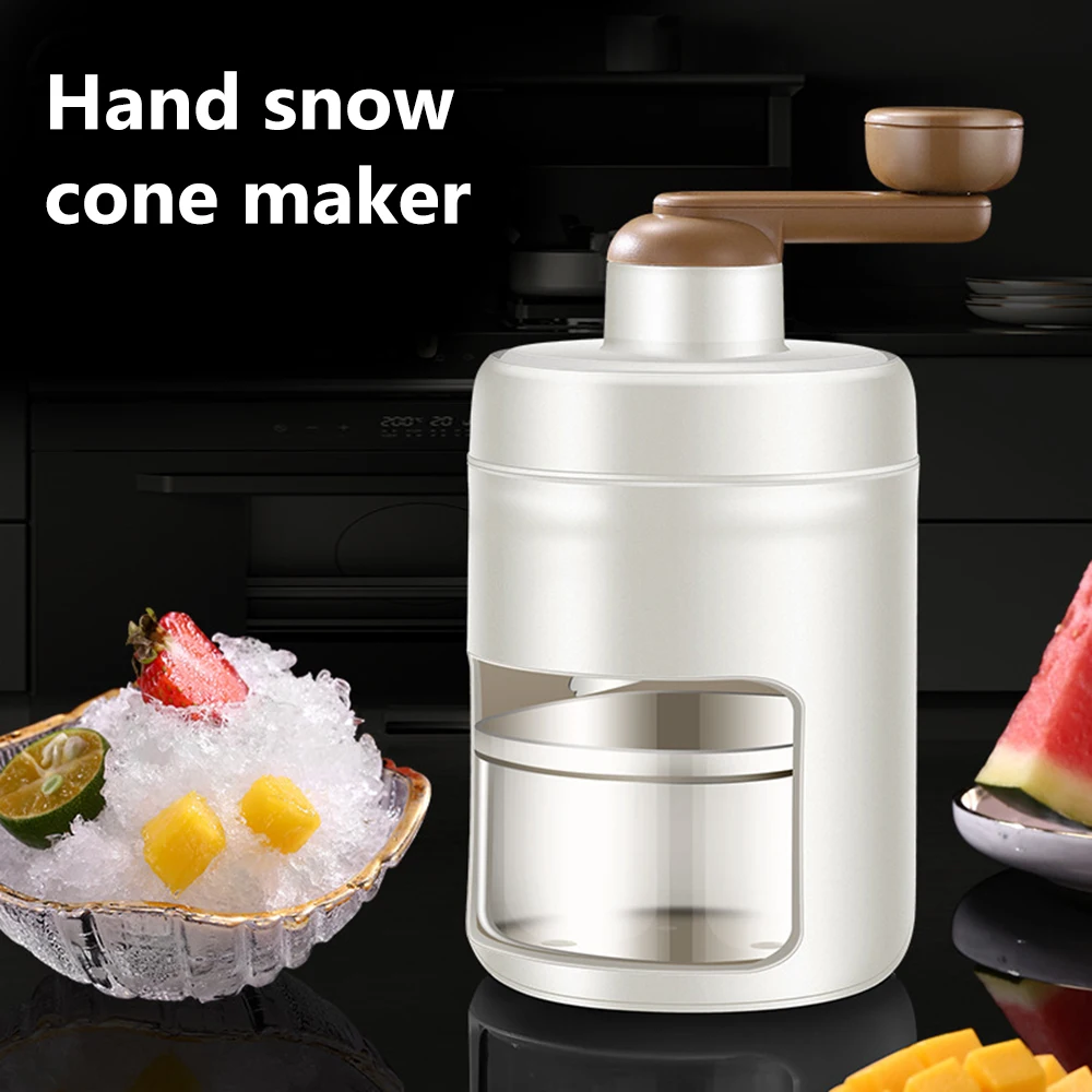 

Shaved Ice Machine Home Small Manual Ice Crusher Hand-shake Ice Sand Hail Ice Ice Breaker To Make Continuous Sand Ice