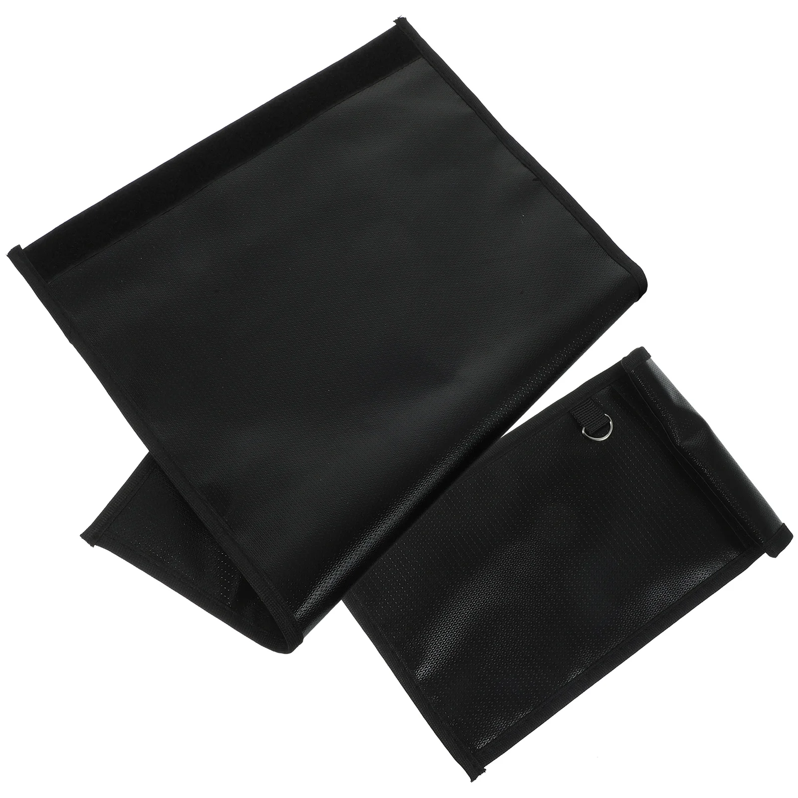 

2 Pcs Laptop Bag Fireproof Bags Cash Documents Waterproof Pouch Signal Blocking Phone Glass Fiber Tablet Faraday Car