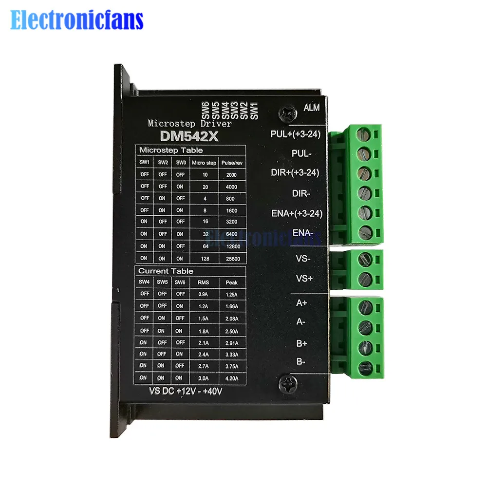 Цифровой Драйвер шагового двигателя DM542X DSP 42/57 128 А низкий уровень шума низкое