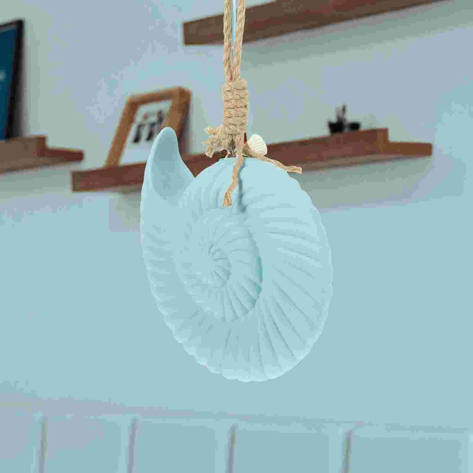 

Retro Retro Decor Ocean Themed Pendant Nautical Style Wall Double Sided Hanging Fresh Wood Ornament Conch