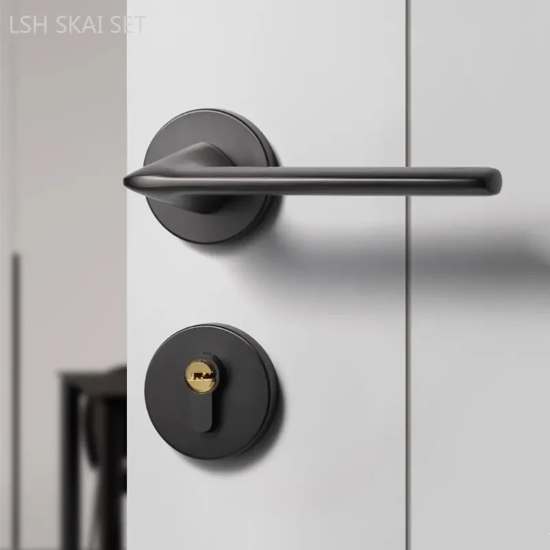 Современный бесшумный дверной замок из цинкового сплава