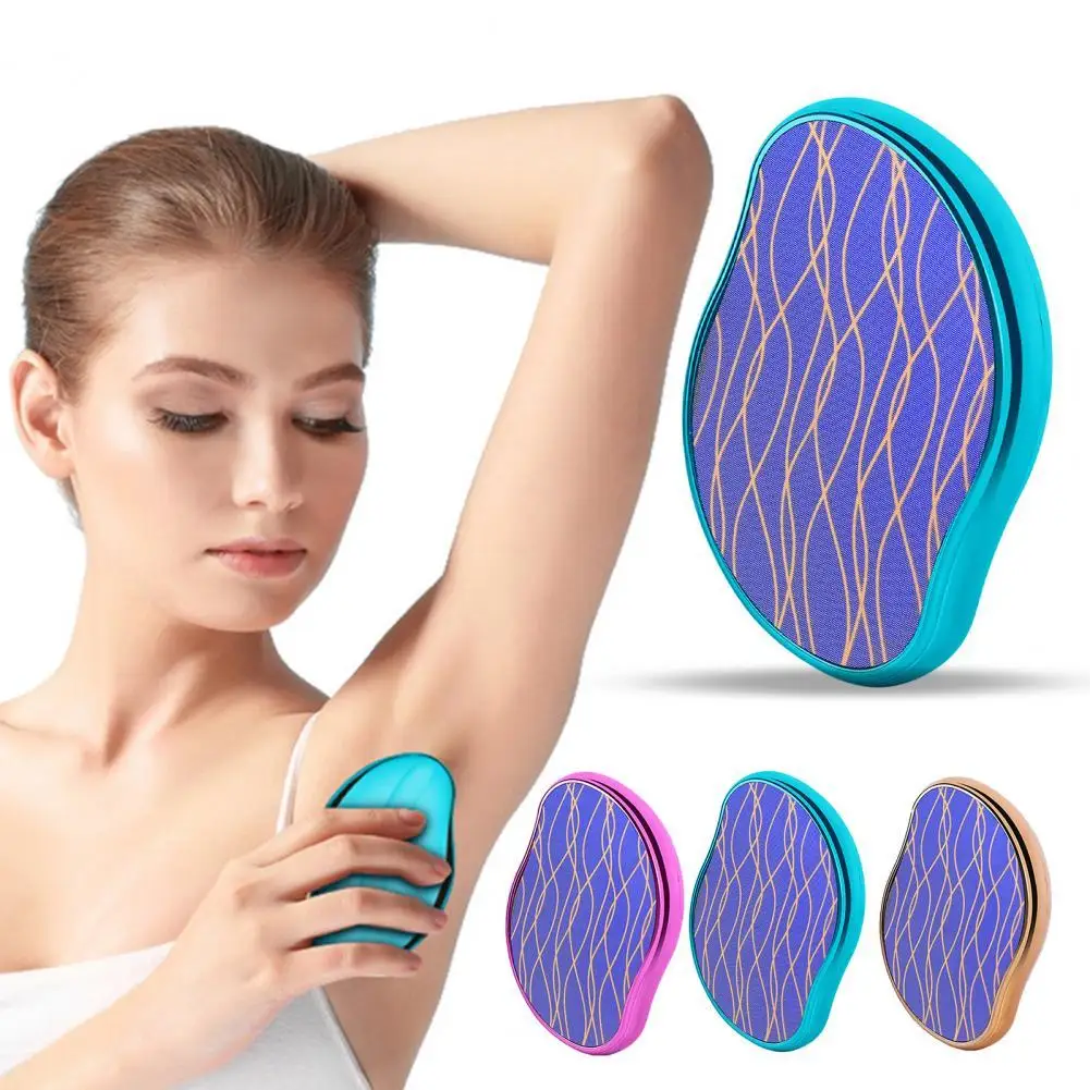 

Thigh Glass Razors Hair Remover Washable Portable Bikini Body Face Underarm Physical Hair Remover Razors for Women