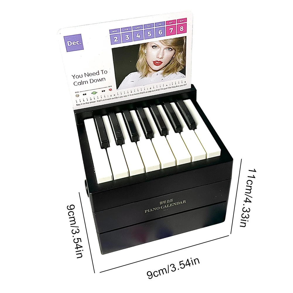 Taylor Piano Calendar 2025 Музыкальный Лист Бумаги Настольная Игрушка Музыкальные
