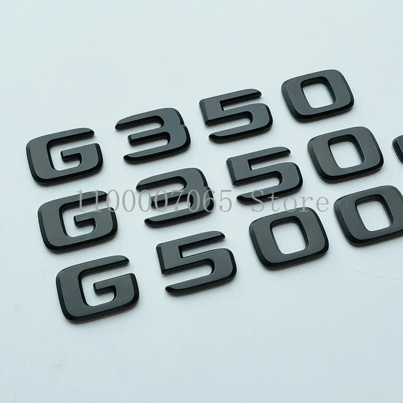 2017 матовые черные буквы с плоским шрифтом G350 G500 G350d эмблема из АБС-пластика для G