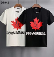 2022 dsquared2 cotton letter print round neck short sleeve shirt tie dye casual mens clothing tops t shirt dt942