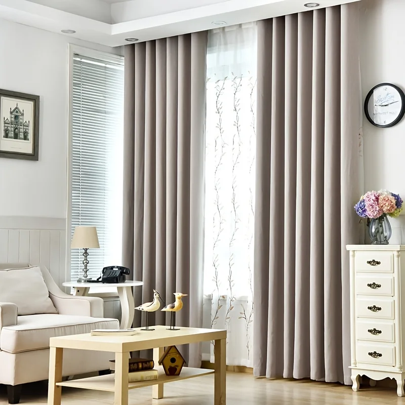 

Плотные Шторы серого цвета для дома, художественные занавески для гостиной, спальни, домашний декор, оконные драпировки для раздвижных двер...